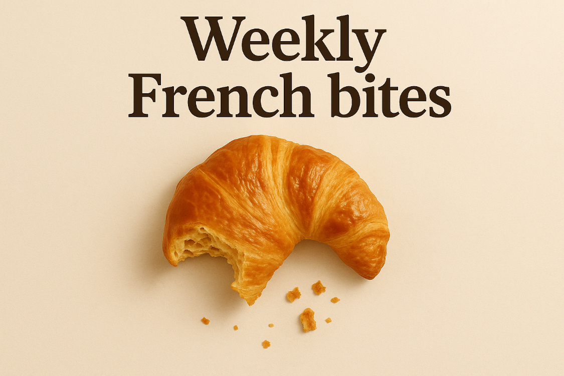 Alex Ganipeau is providing a weekly cultural escape into real French life!